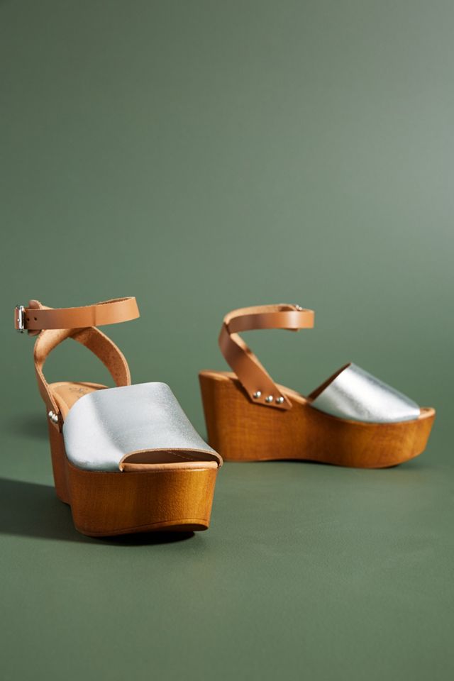 Seychelles Wooden Platform Sandals #2