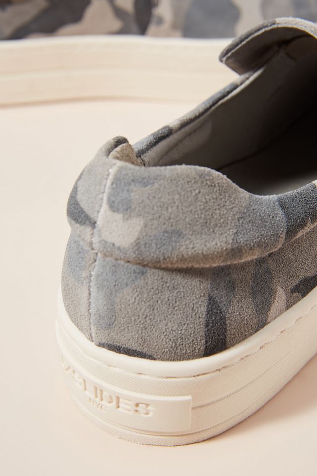 J/Slides Grey Camo Platform Sneakers #3