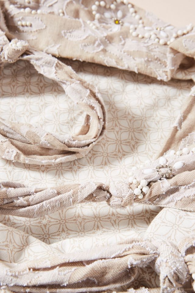 Clara Beaded Slouchy Tote Bag #2