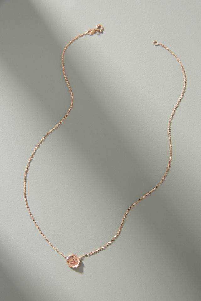 Sirciam 14K Rose Gold Monogram Necklace #1
