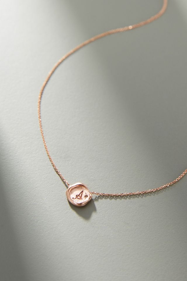 Sirciam 14K Rose Gold Monogram Necklace #2