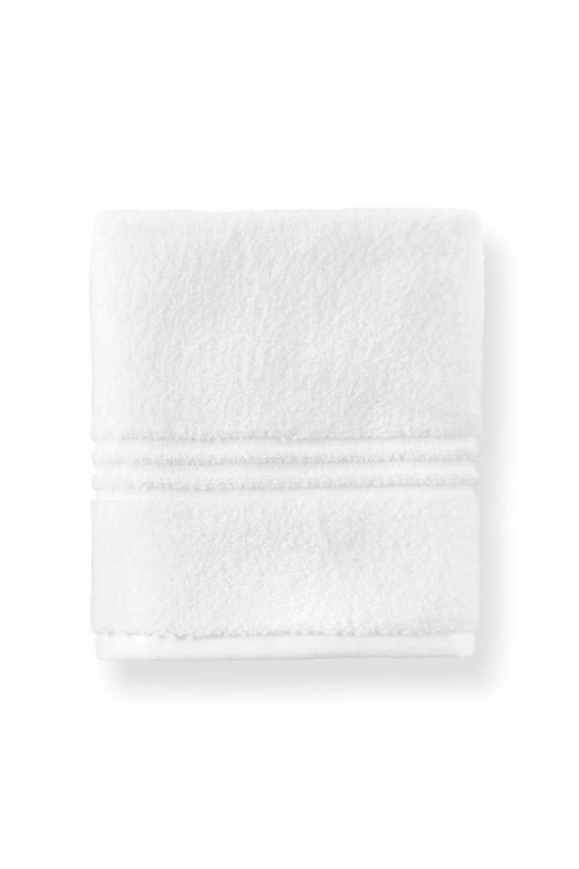 Peacock Alley Chelsea Bath Towel - White