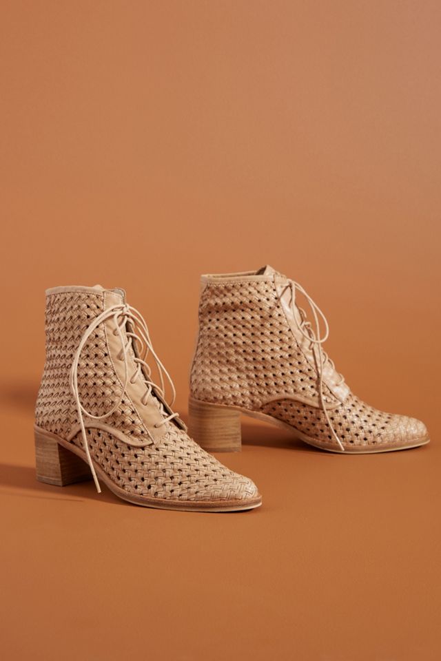 Freda Salvador Perforated Lace-Up Boots #1