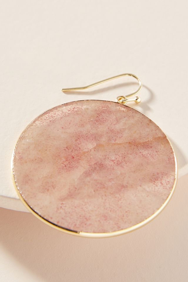 Disc Drop Earrings #1