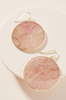 Disc Drop Earrings