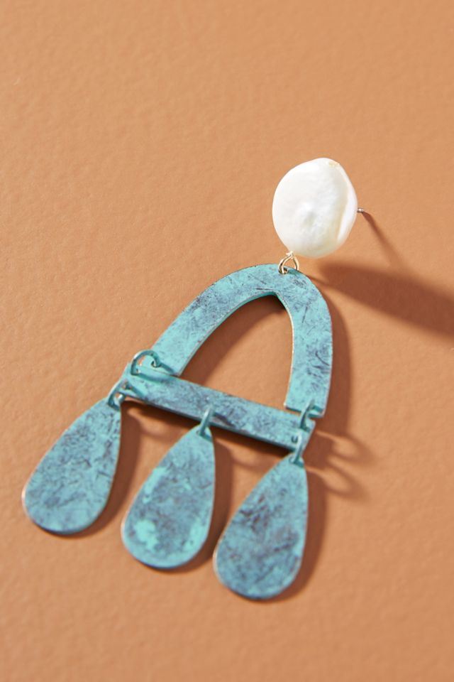 Amaris Pearl Drop Earrings #1