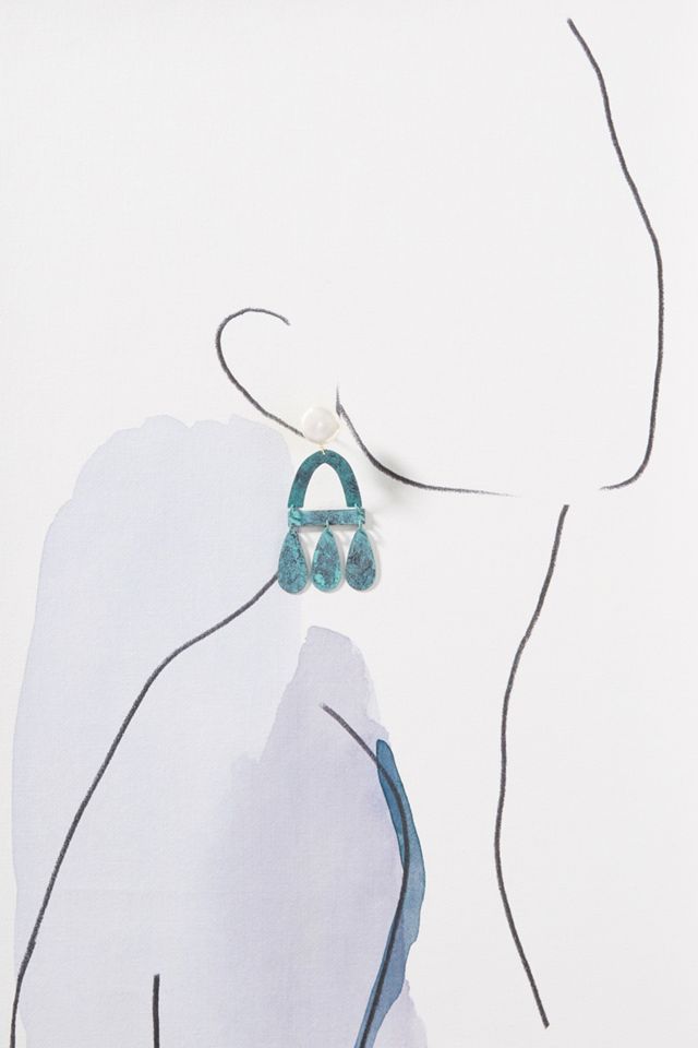 Amaris Pearl Drop Earrings #2