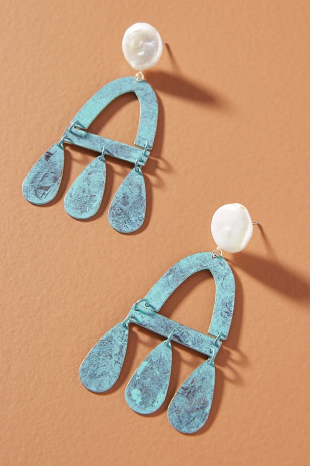 Amaris Pearl Drop Earrings