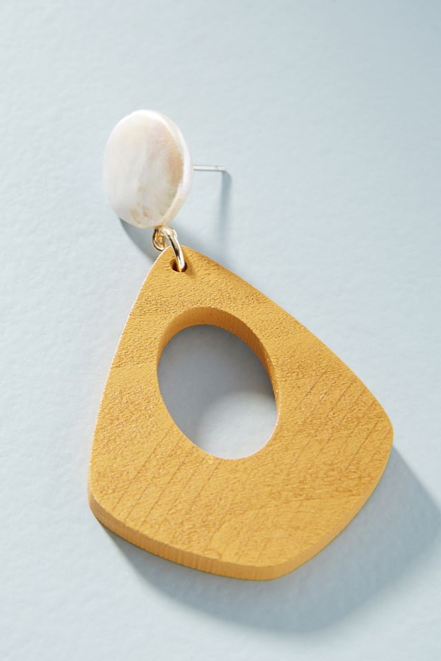 Seaside Pearl Drop Earrings #1