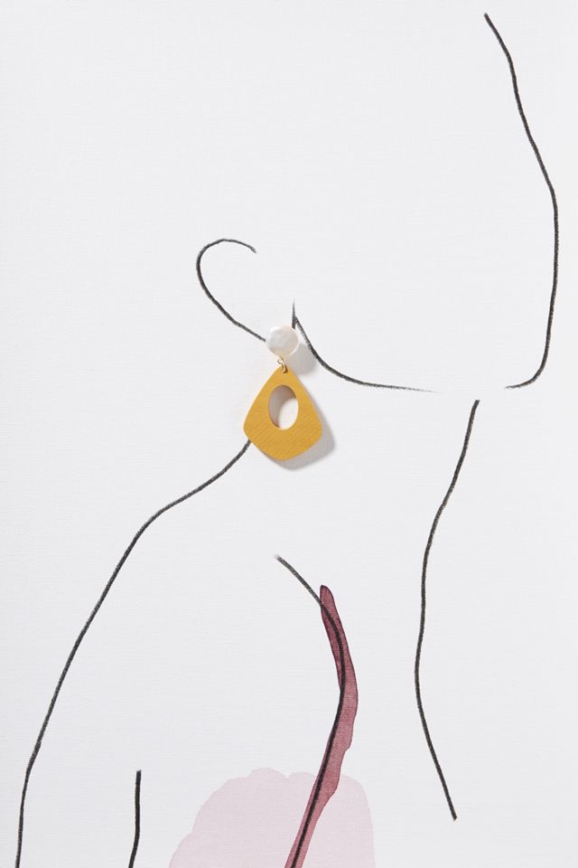 Seaside Pearl Drop Earrings #2