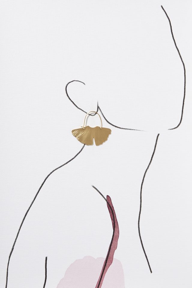 Anthropologie hot sale ginkgo earrings