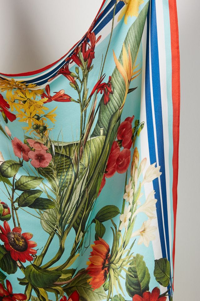 St. Piece Joyce Floral Silk Scarf #1