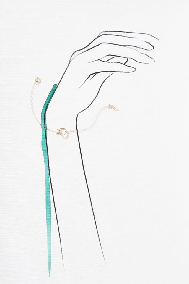 Tiny Link 14K Gold-Filled Bracelet #2