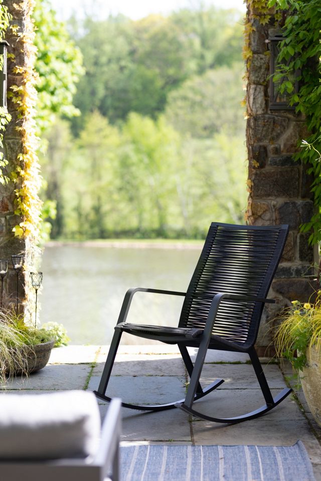 Veranda Woven Rocking Chair #1