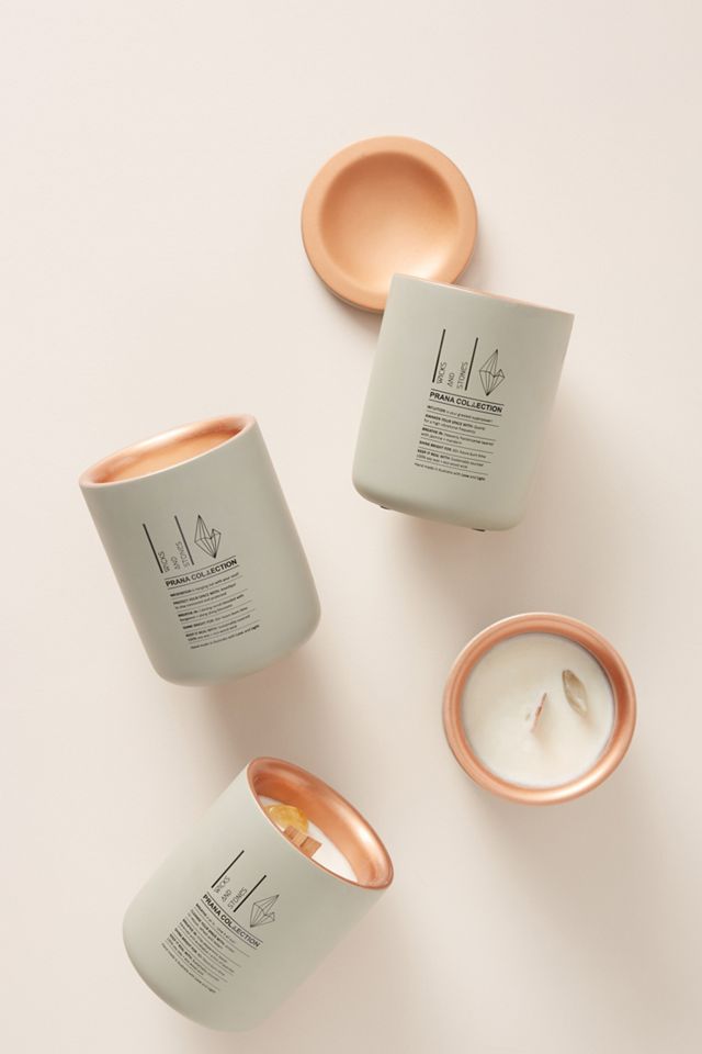 Wicks and Stones Prana Candle #1