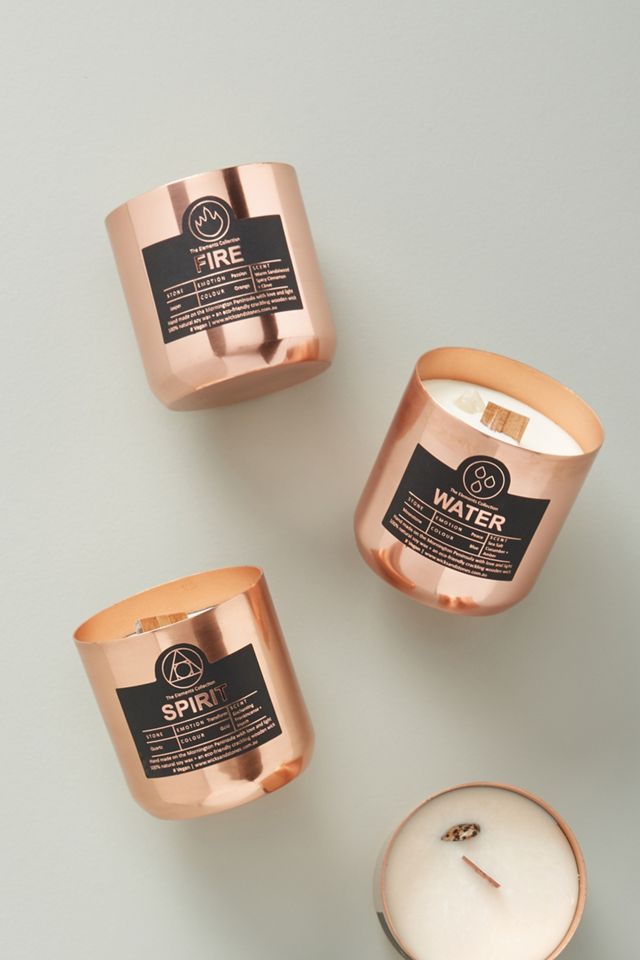Wicks and Stones The Elements Candle #1