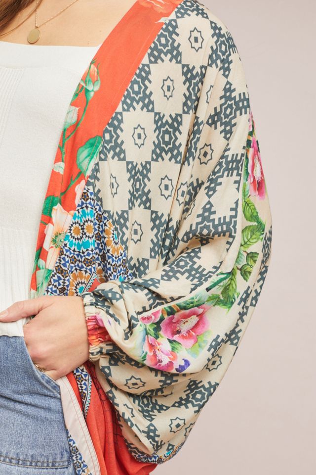 Dylan Floral Cocoon Kimono #2