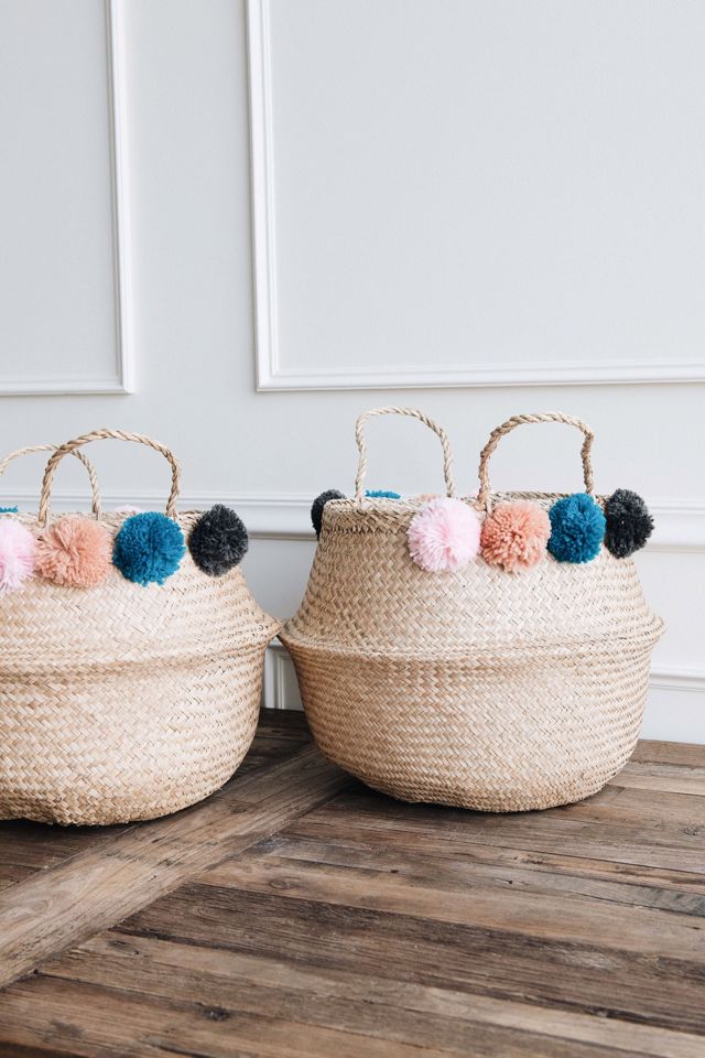 Roan Iris Rudy Pom Pom Belly Basket #3