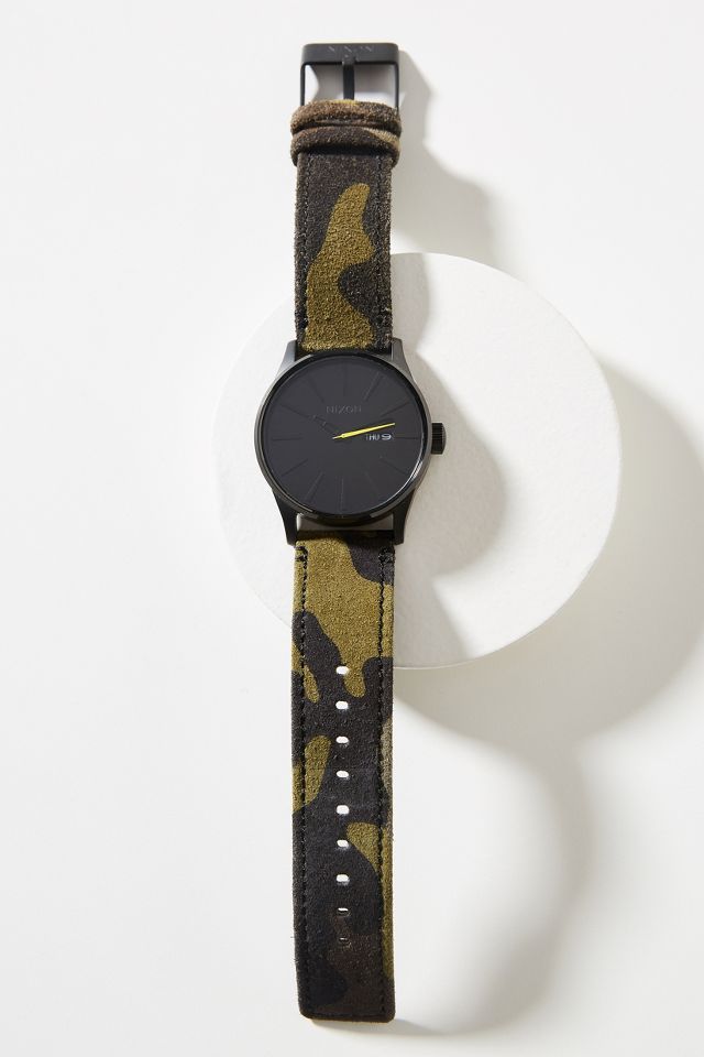 Nixon The Sentry Men s Camo Watch