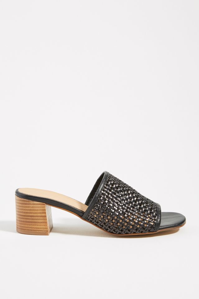 Anthropologie Lydia Woven Heeled Sandals | Anthropologie