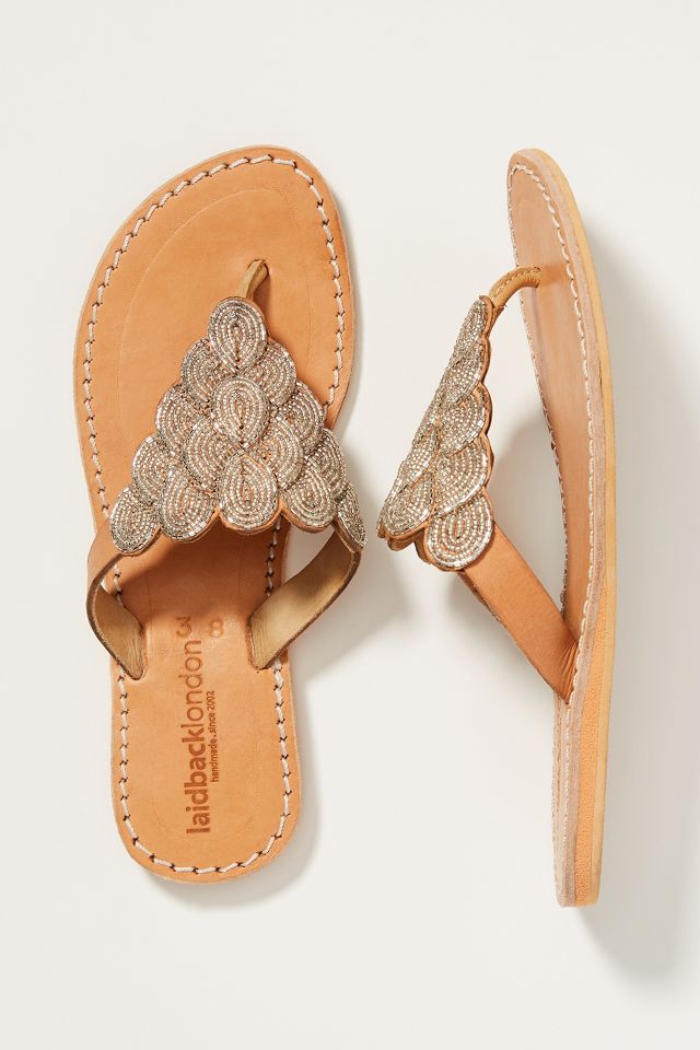 Laidback London Embellished Sandals