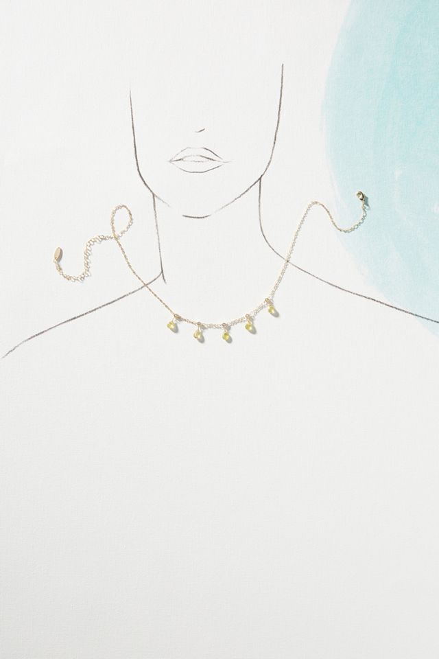 Gemstone Charm Necklace #2