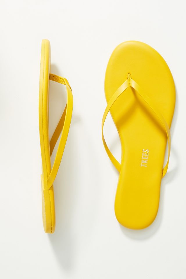 TKEES Leather Thong Sandals | Anthropologie