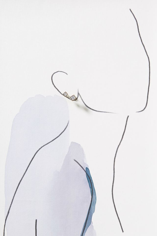 Ornamental Post Earring Set #2