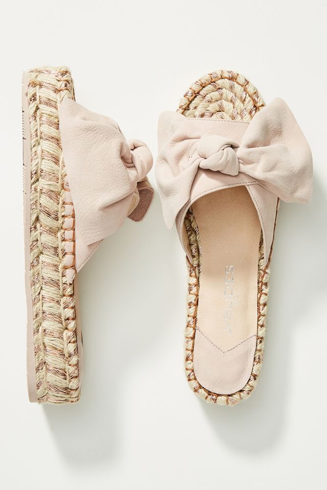 J Slides Bow Espadrille Slides Anthropologie