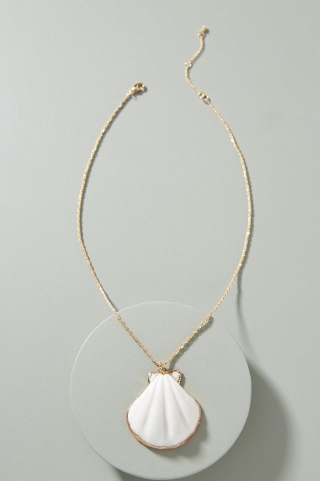 Treasured Shell Pendant Necklace #1