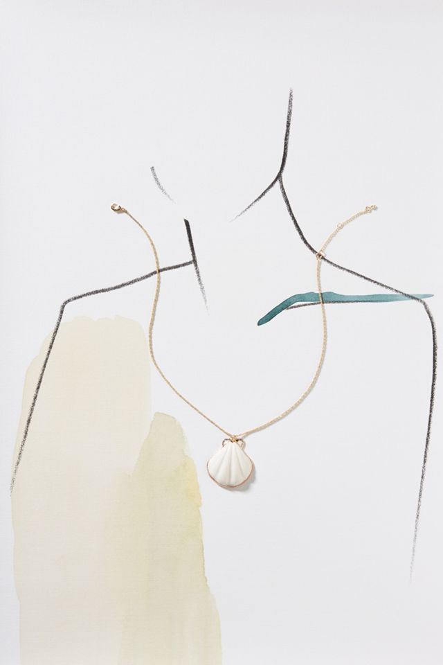 Treasured Shell Pendant Necklace #2