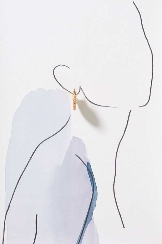 Woven Hoop Earrings #2