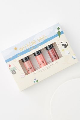 George & Viv Weekend Vibes Lipgloss Trio