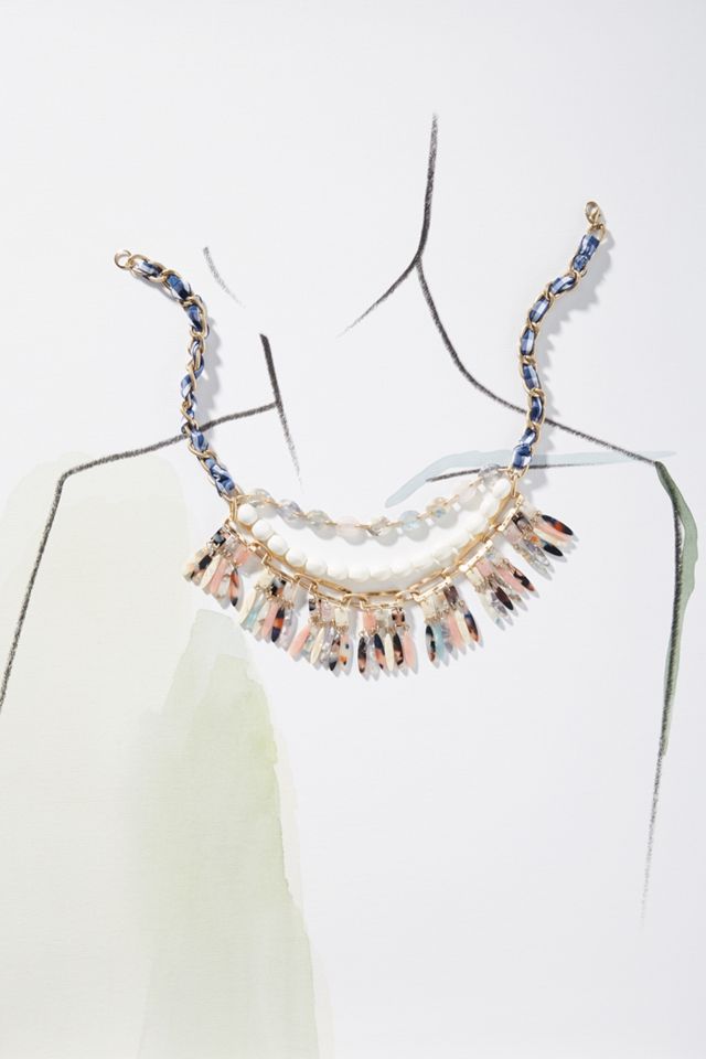 Fringed Bib Necklace #2