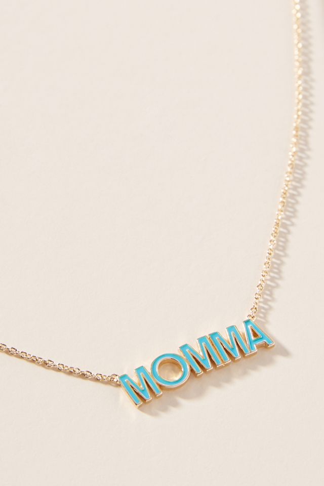 Jennifer Zeuner Jewelry Mercer Enamel Necklace #1