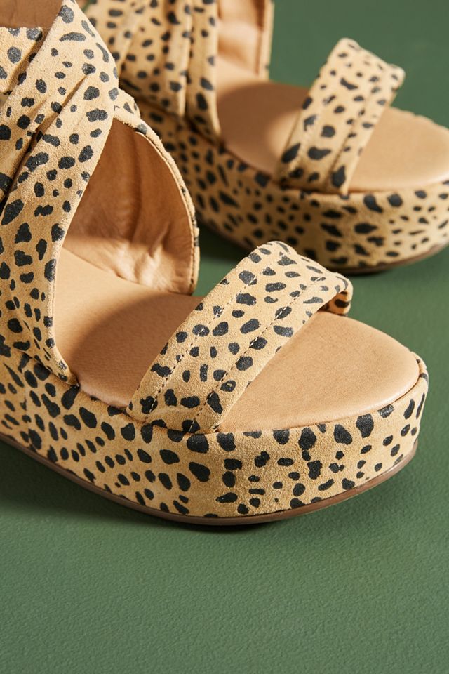 Matisse Leopard-Print Wedge Sandals #2
