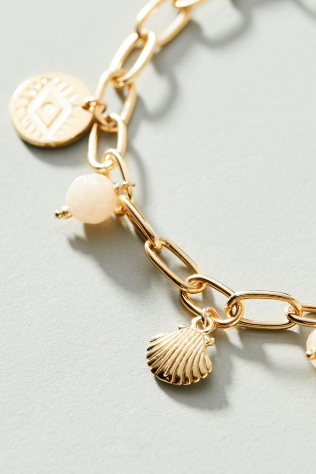 Spirit Eye 24K Gold-Plated Charm Bracelet #1