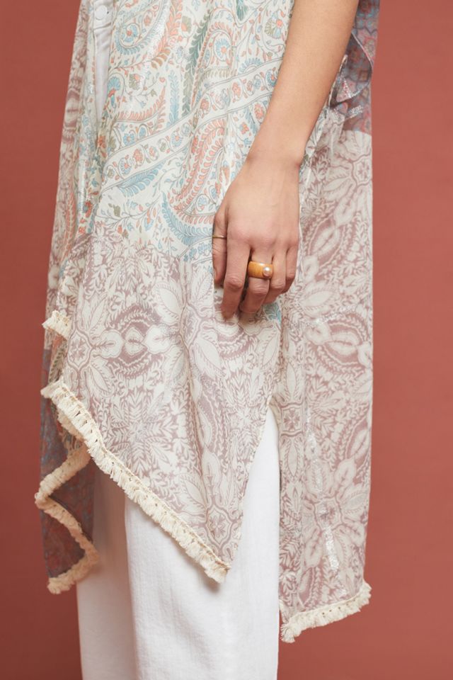 Sheer Floral Kimono #1