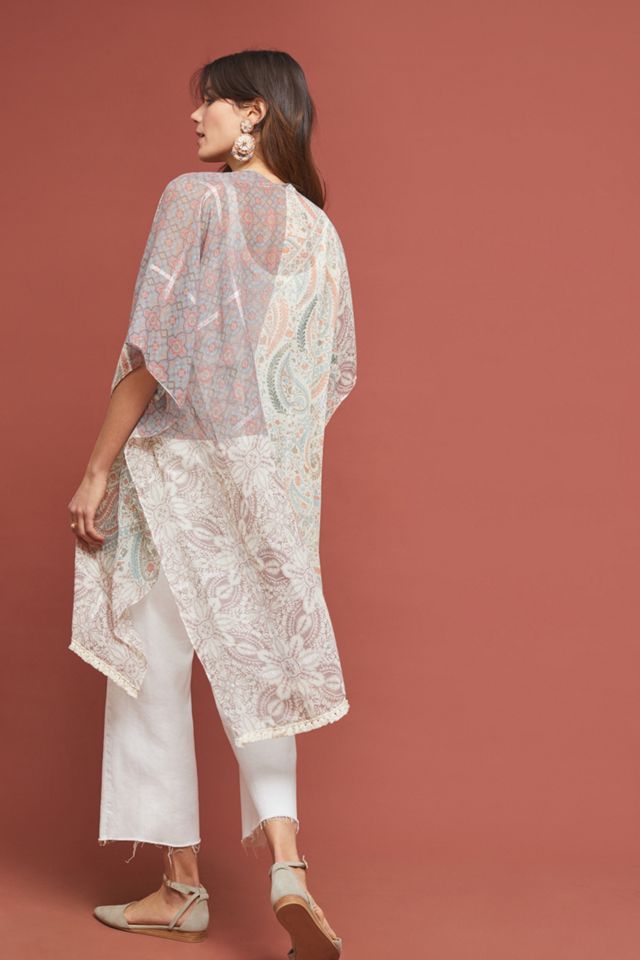 Sheer Floral Kimono #2
