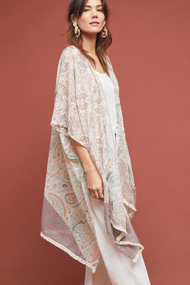 Sheer Floral Kimono #3
