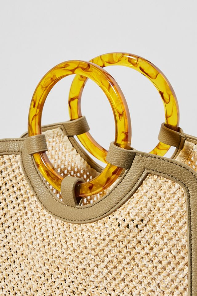 Portia Woven Ring Handle Tote #2