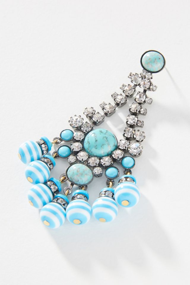 Elizabeth Cole Bauble Drop Earrings #1