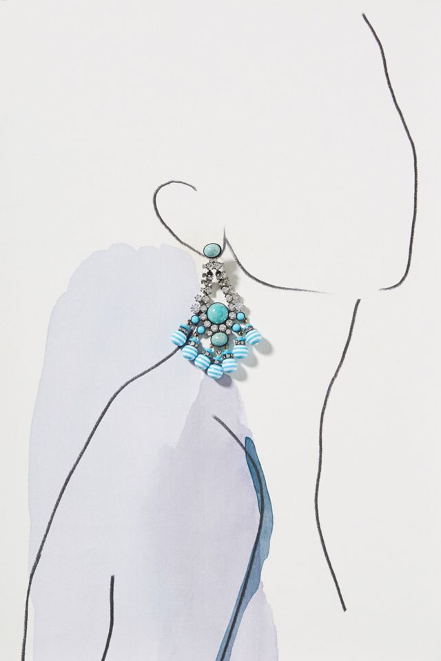 Elizabeth Cole Bauble Drop Earrings #2