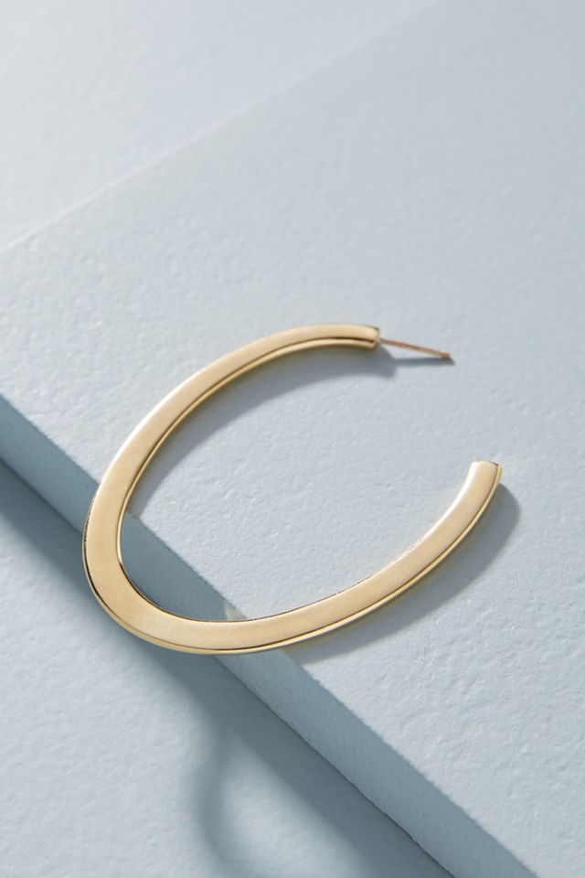 Young Frankk Outline Hoop Earrings #1