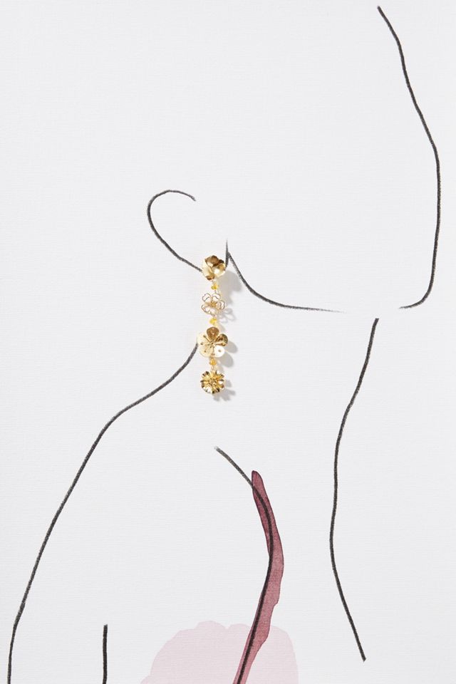 Flower Trail Drop Earrings #2