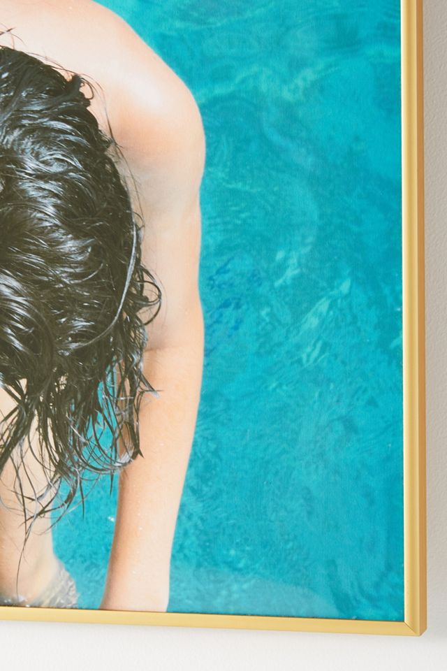 Swimming in Turquoise Water, Corsica Wall Art #2