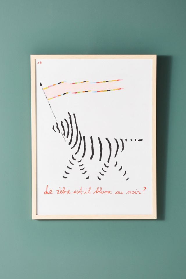 Zebra Wall Art #2