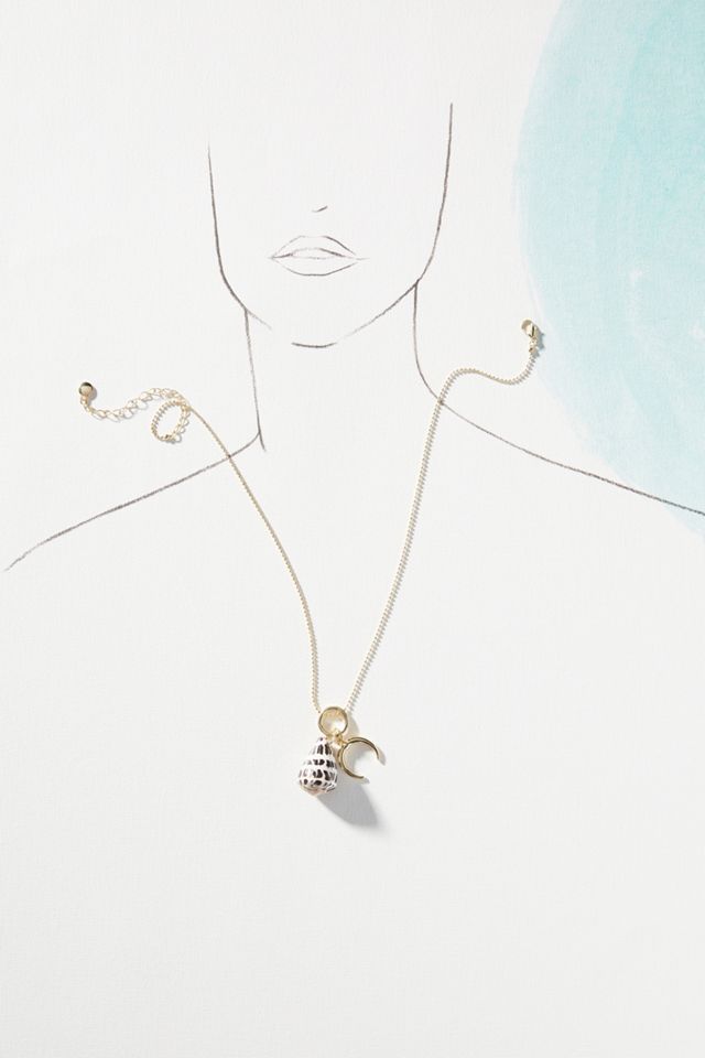 BaubleBar Shell Pendant Necklace #2