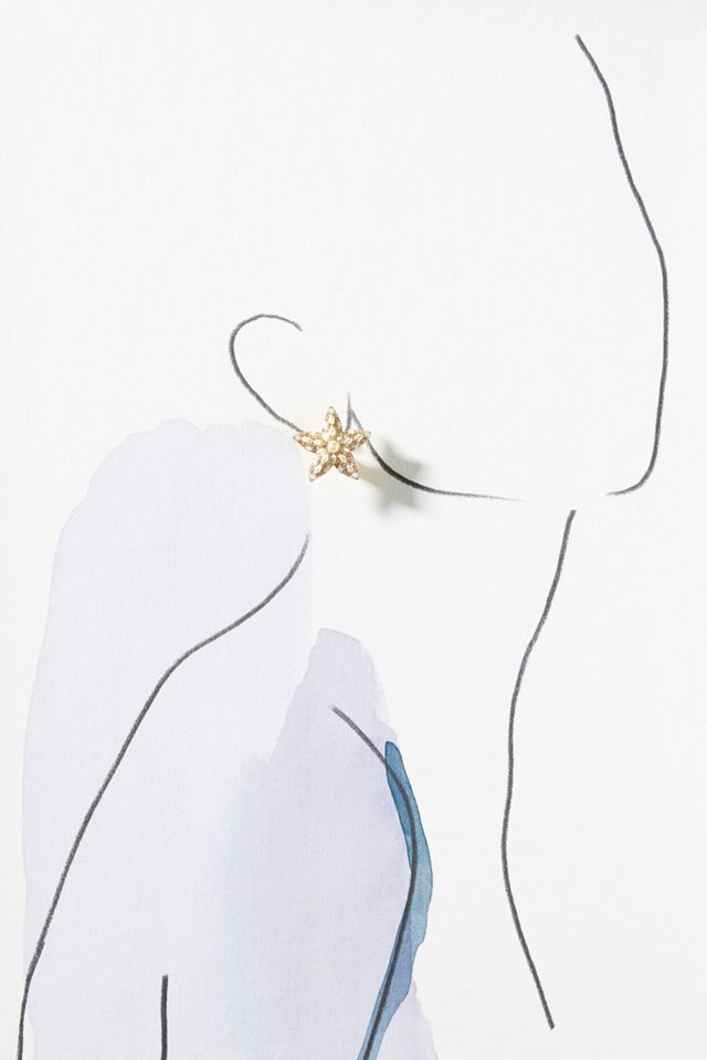 BaubleBar Starfish Post Earrings #2