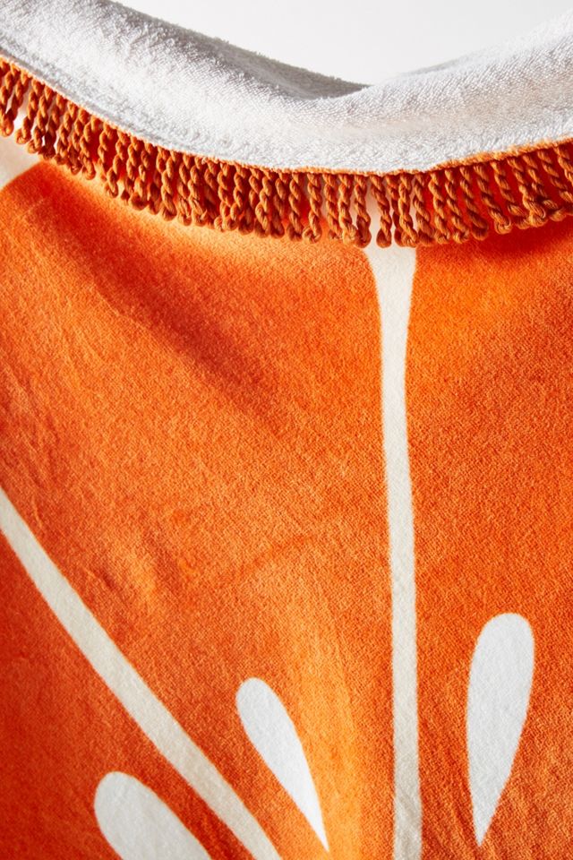 Ban.do Tasseled Orange Beach Towel #1